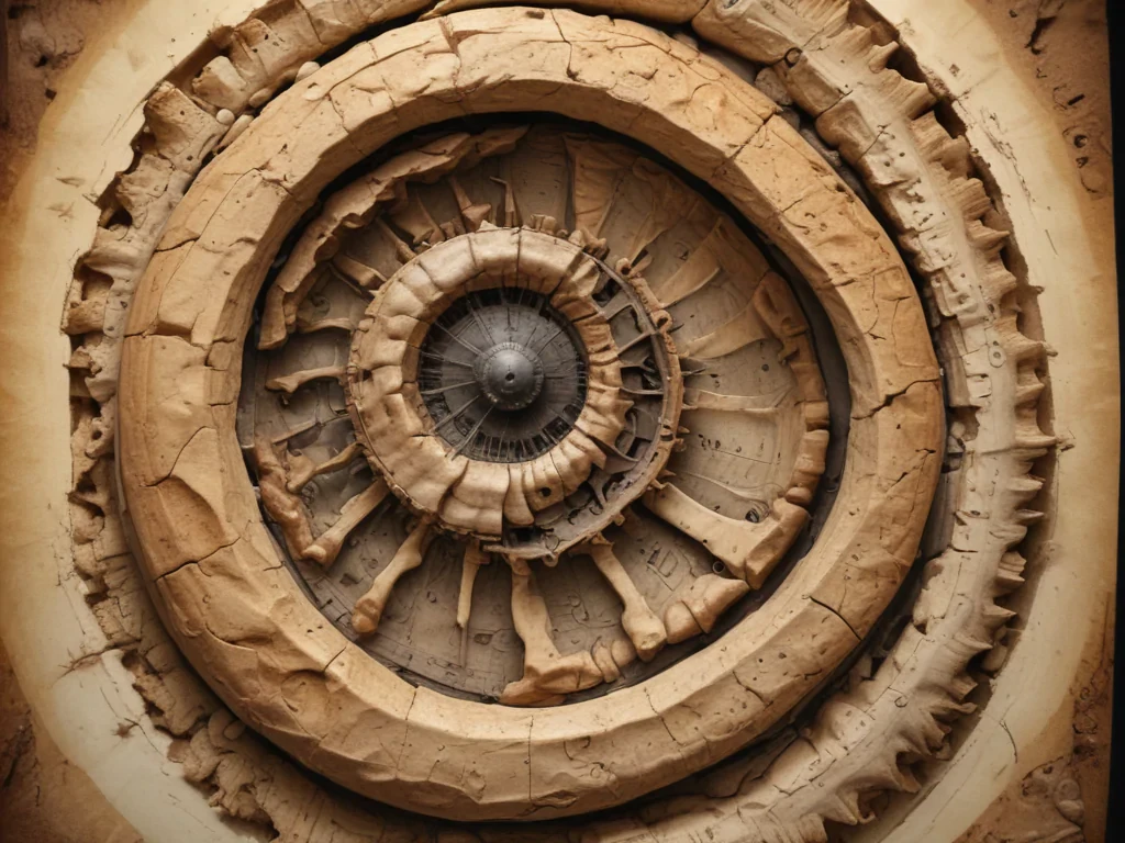 fossil drawing