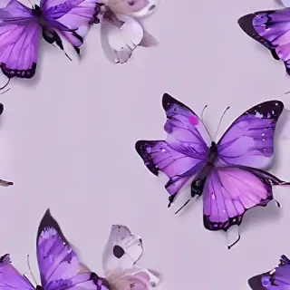 aesthetic purple butterfly