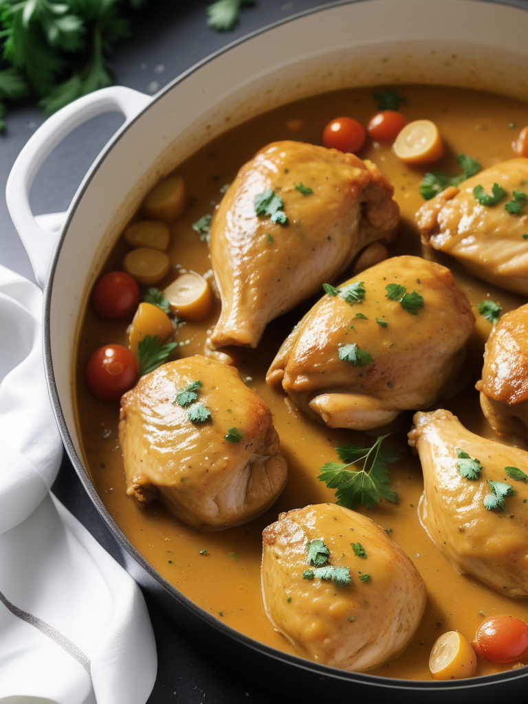 receta de fricase de pollo