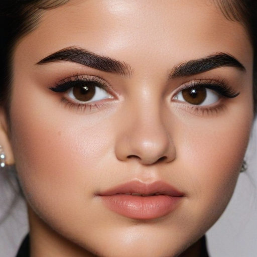 selena gomez laminated eyebrows