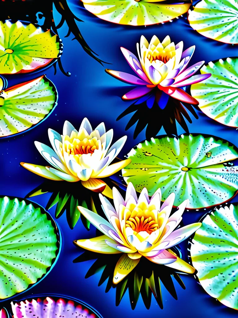 water lilies