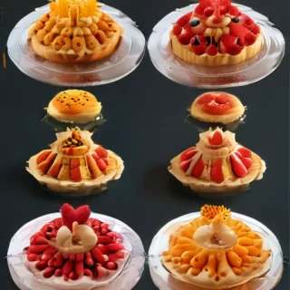 animated food