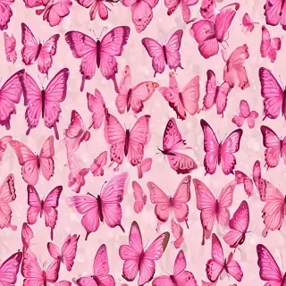 pink butterfly clipart