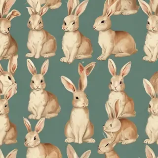 vintage bunnies