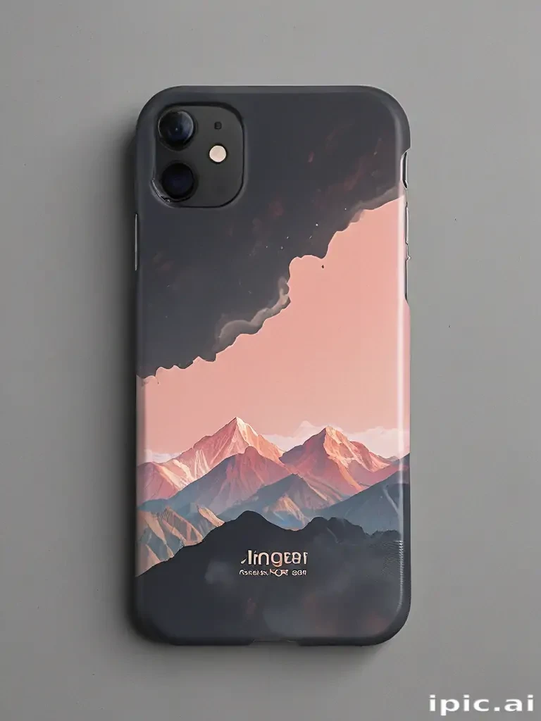 mockup case iphone