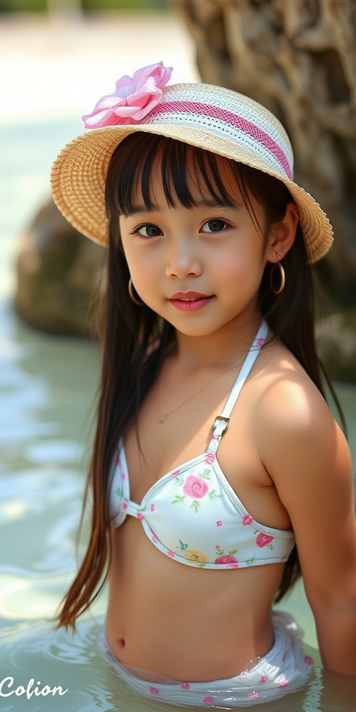 little girl in bikini ai