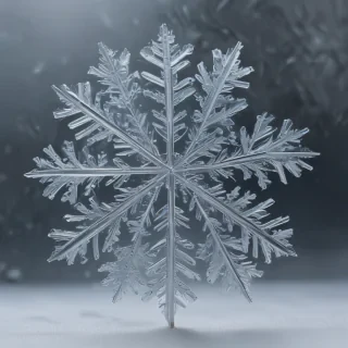 transparent snowflakes