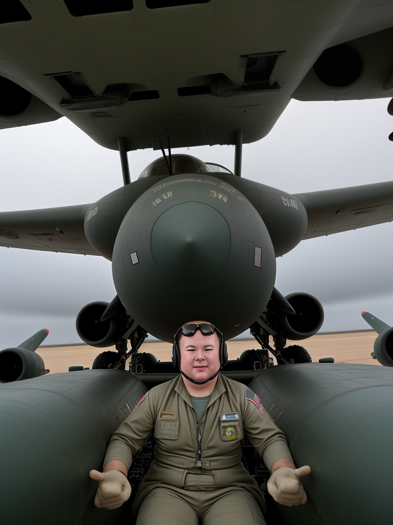 one of eight in a b-52