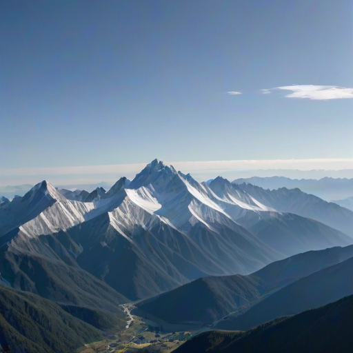 transparent mountains