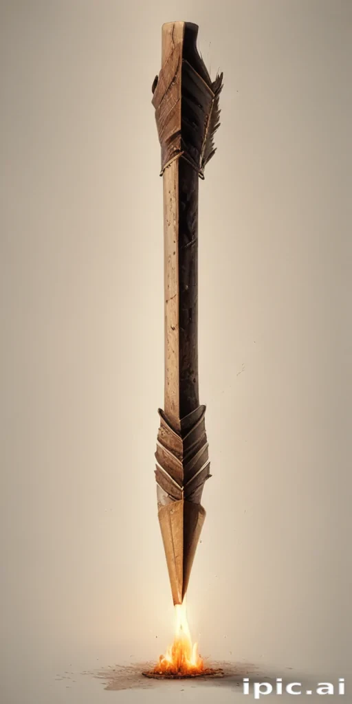 drawn arrow