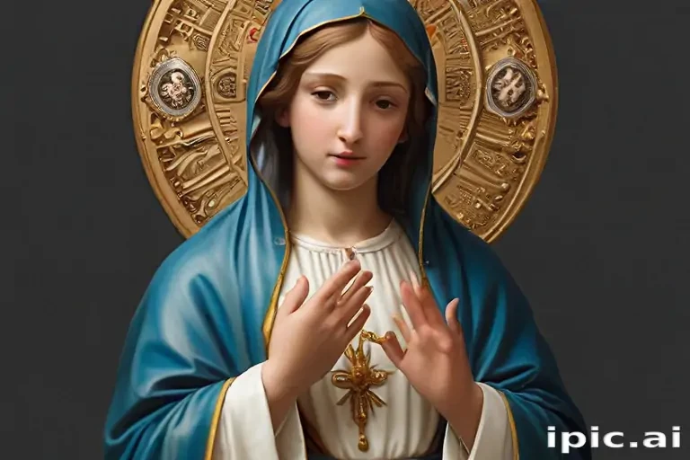 virgin mary clipart