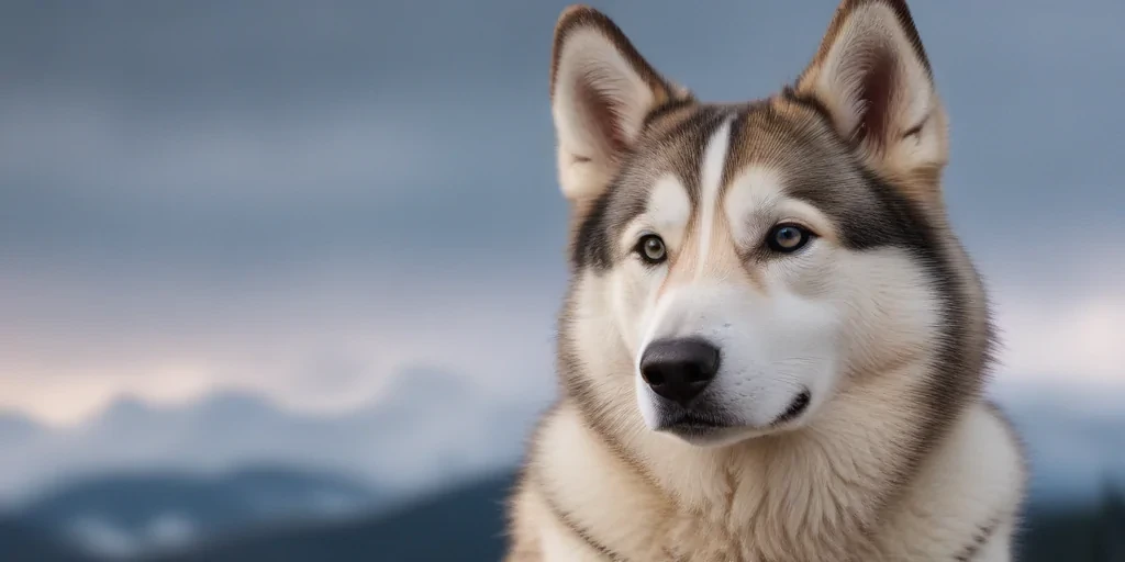 alaskan husky shepherd