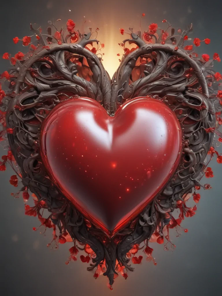 aesthetic heart background