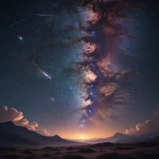 starry background aesthetic