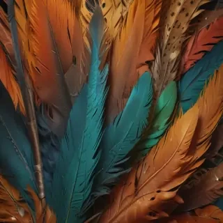 feather background