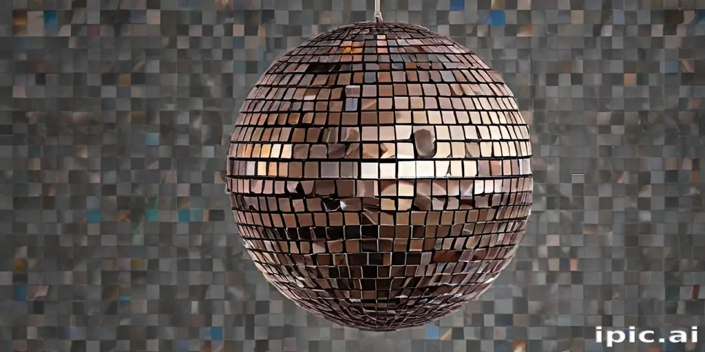 transparent background disco ball png