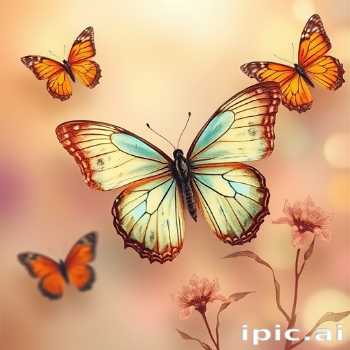 butterfly aesthetic wallpaper