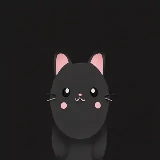 iphone cute black wallpaper