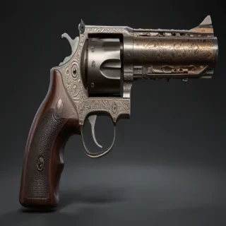 gun no background