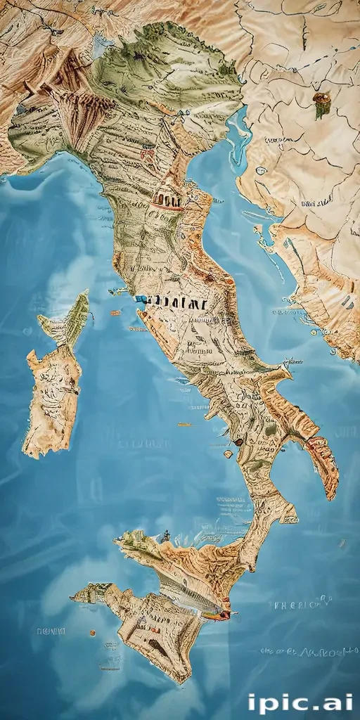 map of italy