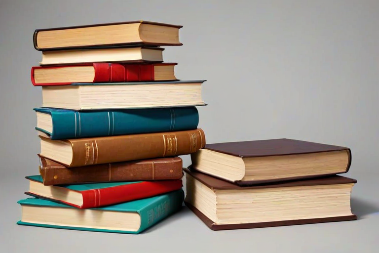 books stacked clipart