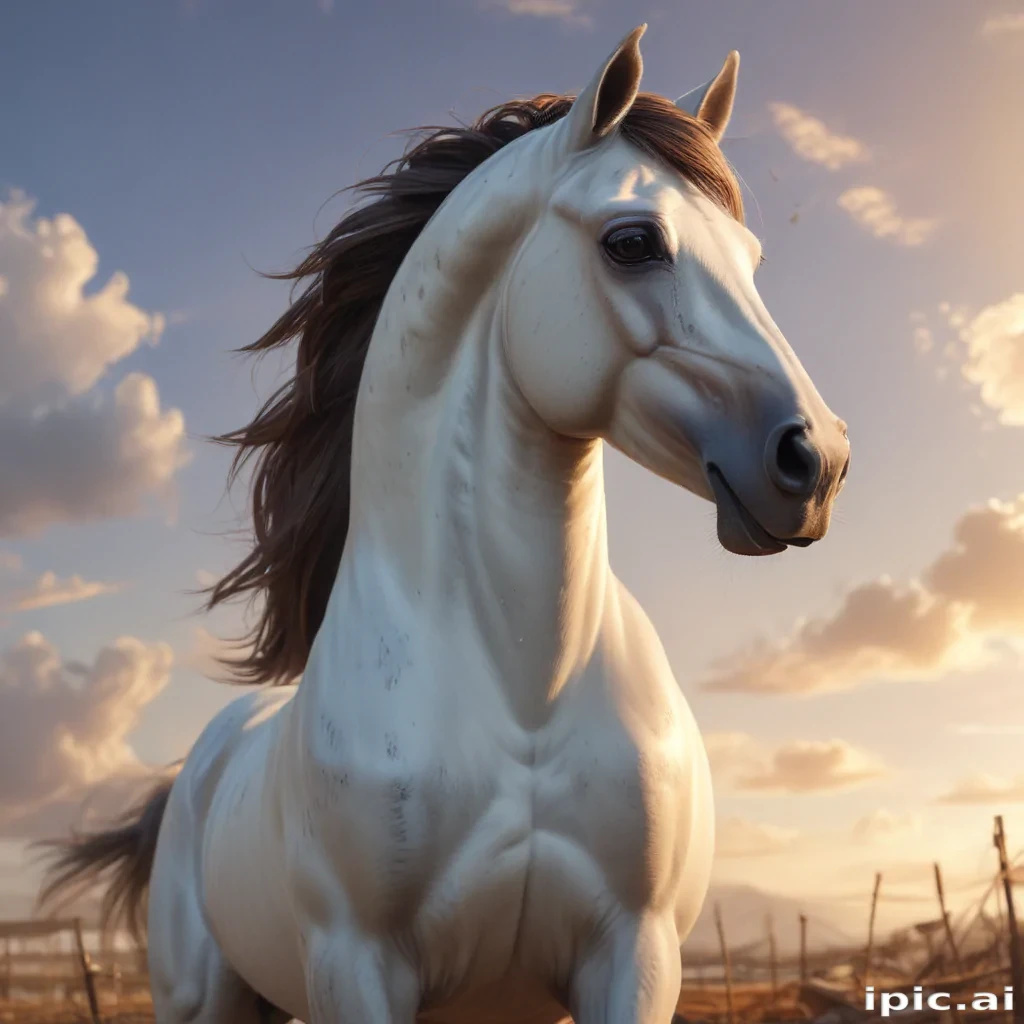 image of a cartoon horse