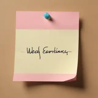 aesthetic cute sticky note png