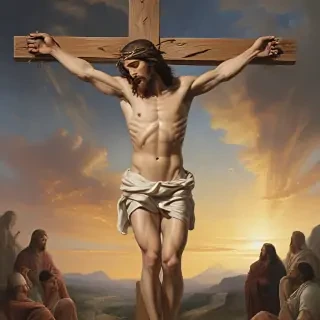 jesus on the cross picture