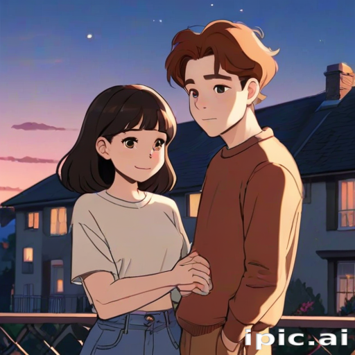 cartoon couple aesthetic