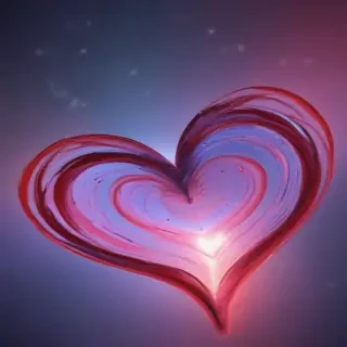 blurry heart wallpaper