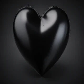 black heart image
