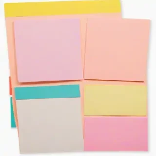 aesthetic cute sticky note png