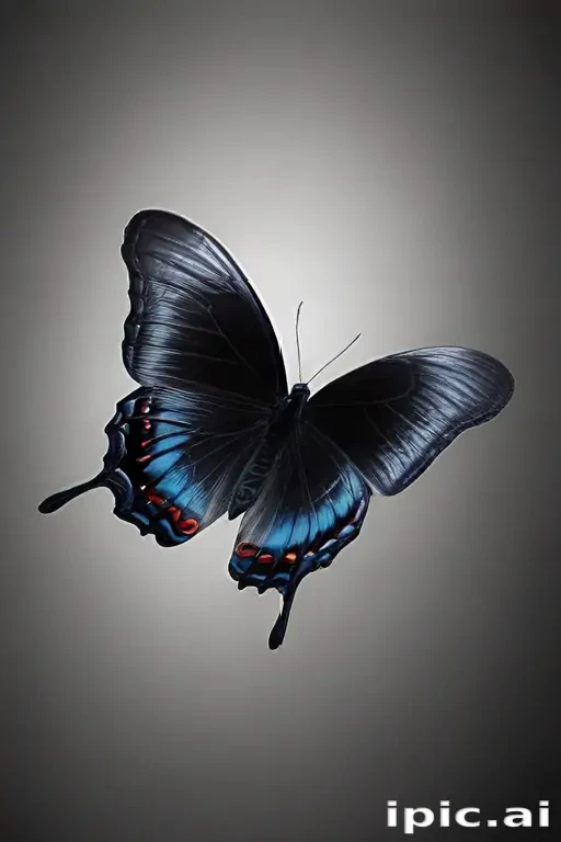 black butterfly
