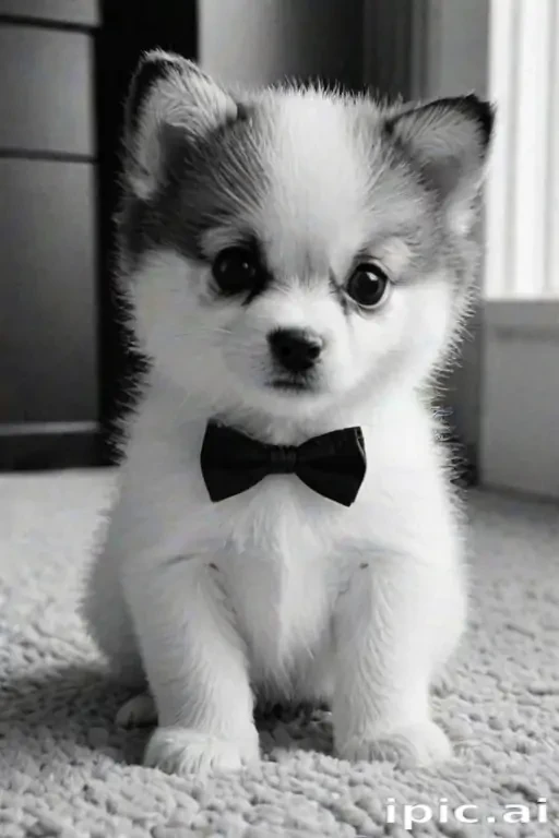 cute black and white