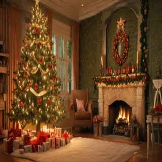 wallpaper christmas tree background