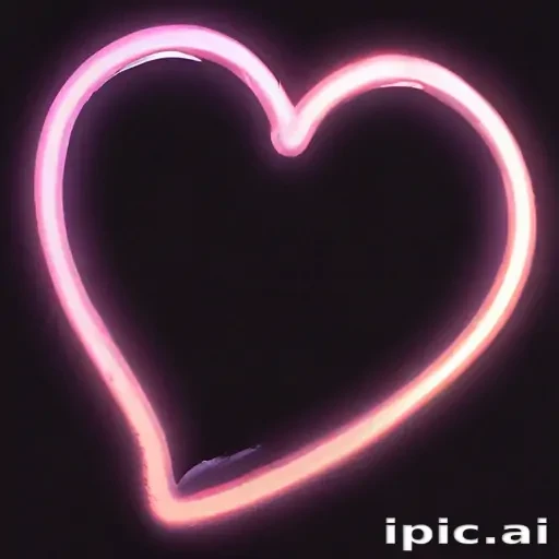 glow heart png
