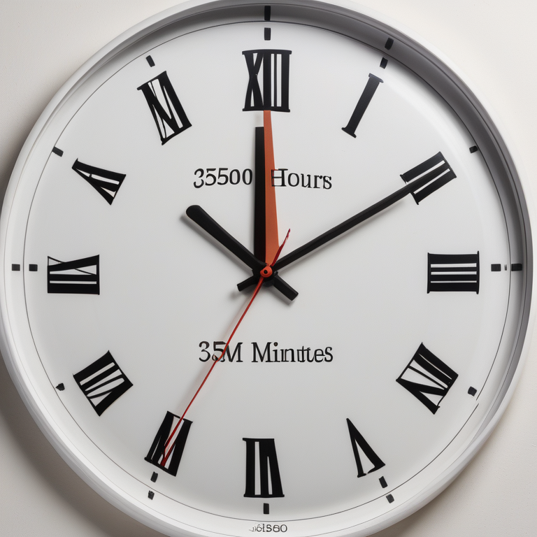 how many hours is 350 minutes