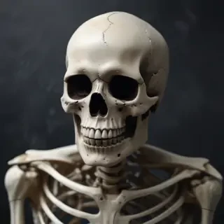 skeleton background