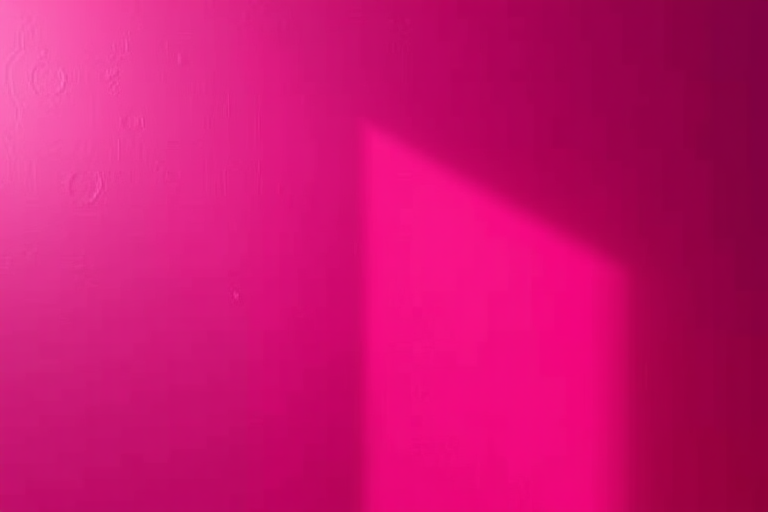 Create a smooth, uniform background texture in a deep magenta color using a DSLR camera with a 50mm lens, aperture set to f/2.8, ISO 100, and a soft natural light from the left side to enhance image quality.