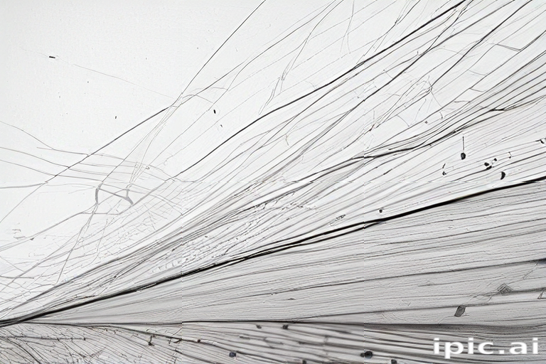 Abstract Lines and Patterns Creating a Dynamic Sense of Motion and Space.