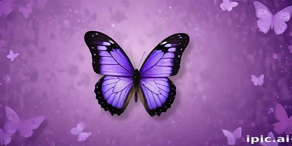 purple butterfly background