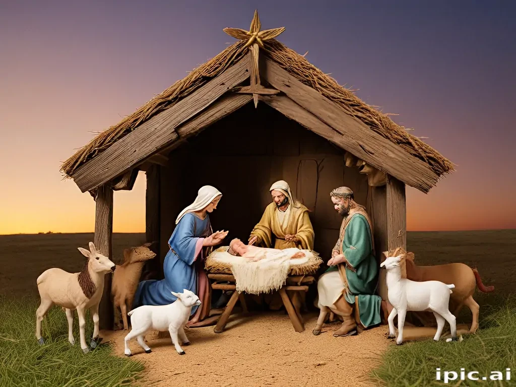 manger scene images free