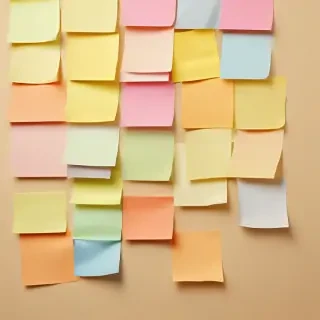 sticky note background