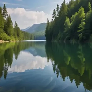 background lake