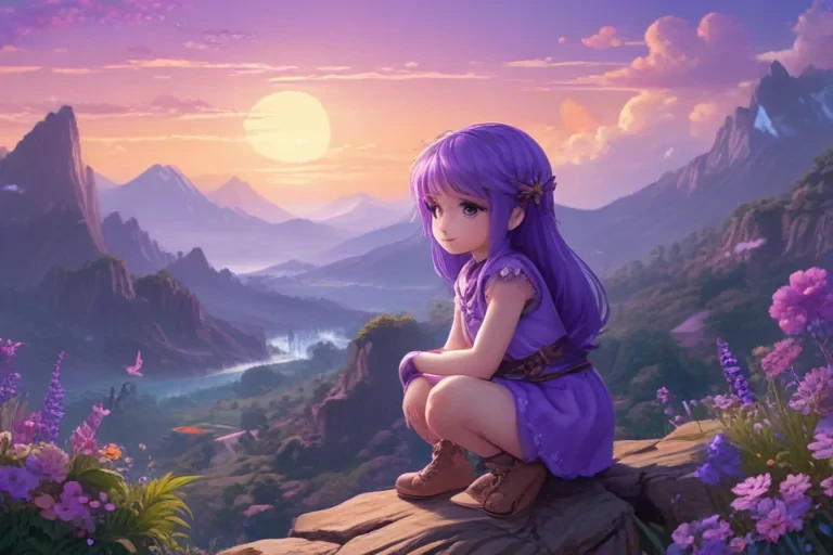 kawaii cute purple wallpaper