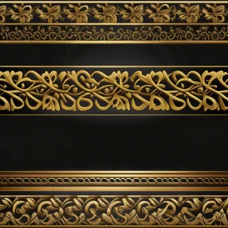 gold border
