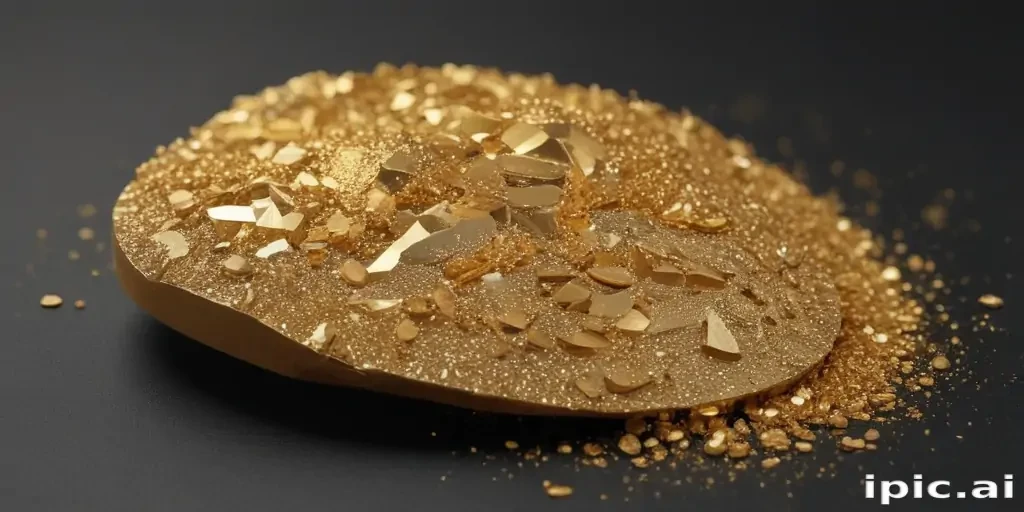 gold glitter png