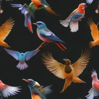 birds transparent background