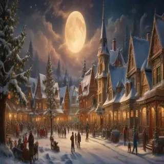 vintage merry christmas image