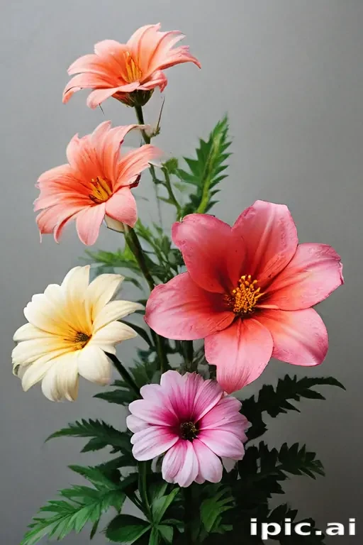 flowers with no background